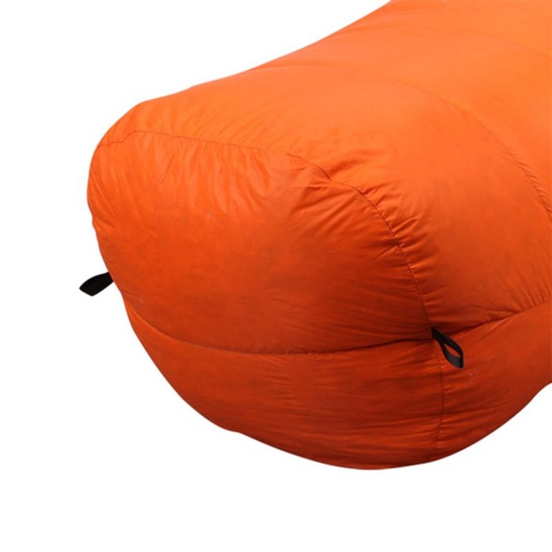 Спальный мешок пуховый Сплав Adventure Permafrost 240 см оранжевый