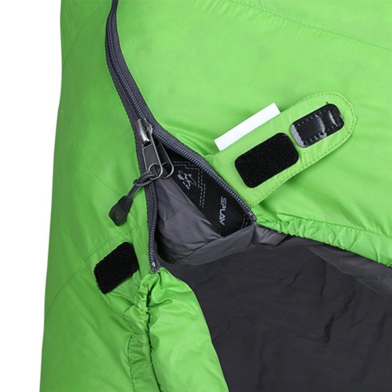Спальный мешок пуховой Сплав Adventure Comfort 220 см лайм