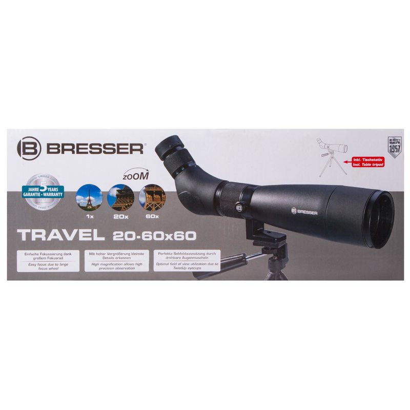 Зрительная труба Bresser Travel 20-60x60