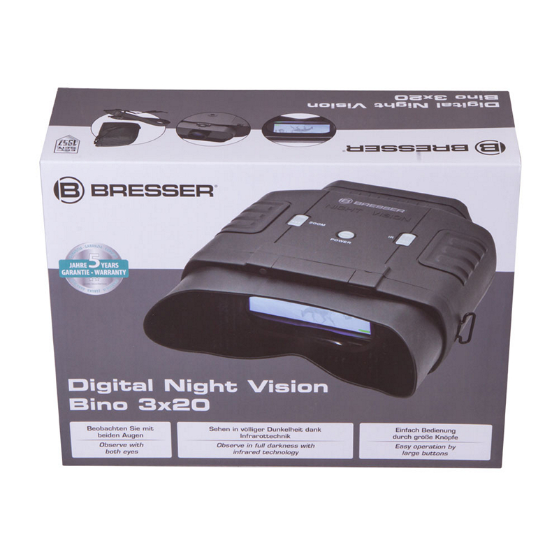 Бинокль ночного видения Bresser 3x20 цифровой NEW