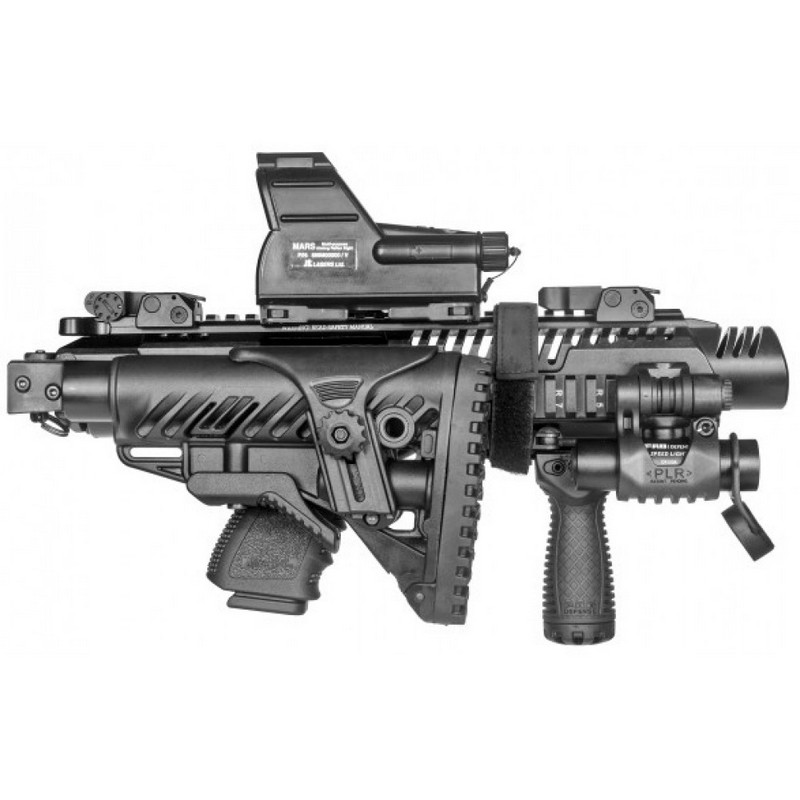 Преобразователь пистолета в карабин Glock 17-19, чёрный, приклад GLR
