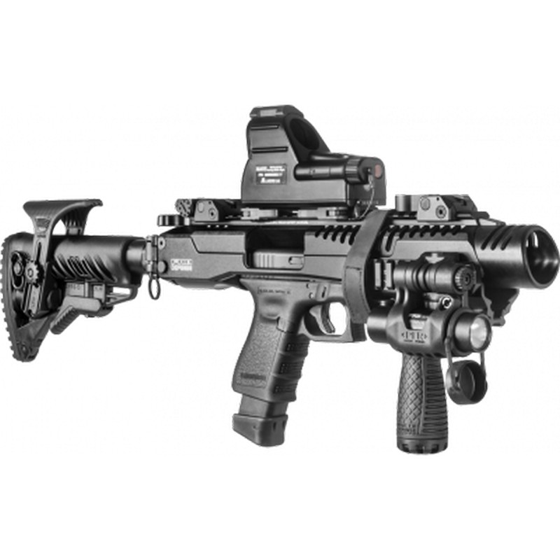 Преобразователь пистолета в карабин Glock 17-19, чёрный, приклад GLR