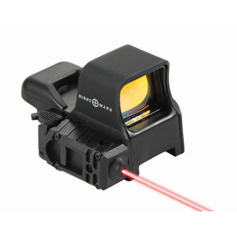 Коллиматорный прицел Sightmark Ultra Dual Shot Pro Spec NV QD c ЛЦУ крепление на Weaver (SM14003)