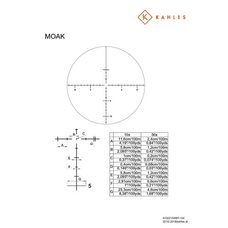 Оптический прицел Kahles K1050 10-50x56 MOAK ccw 1/8MOA