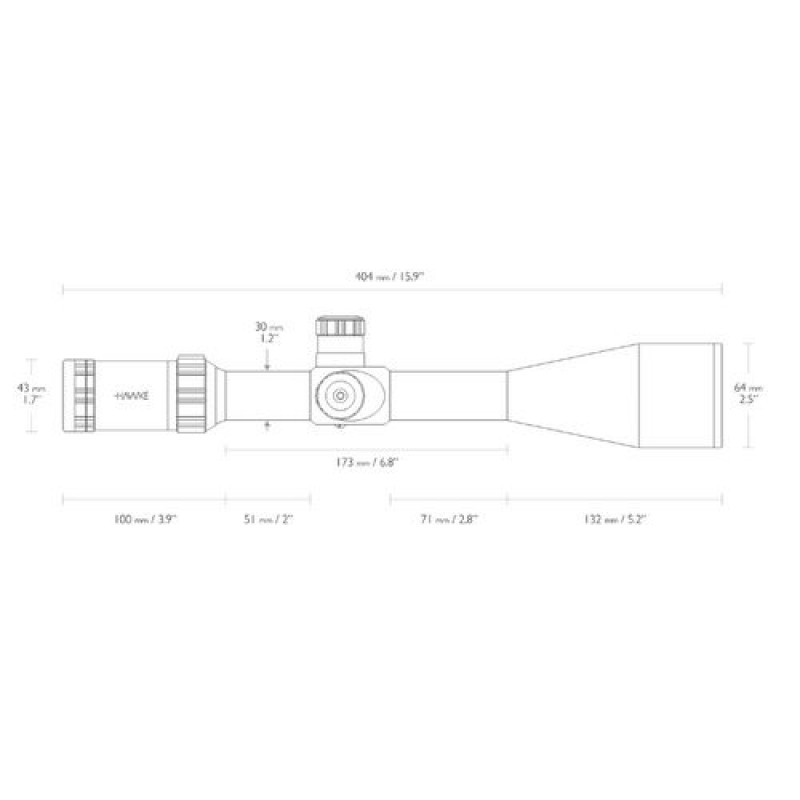 Оптический прицел Hawke Sidewinder 6-24x56(SR Pro)