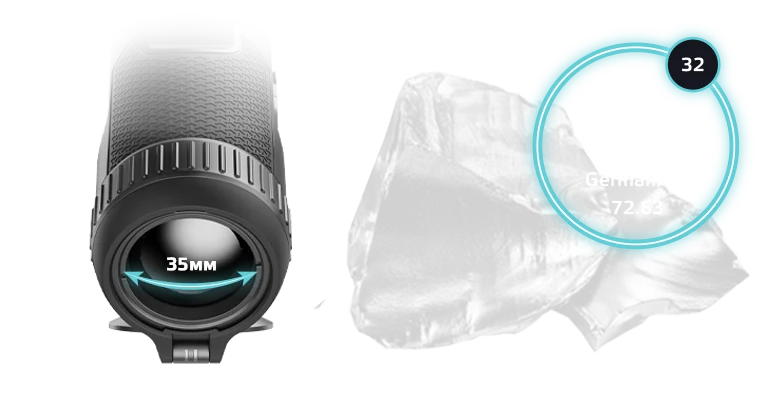 Германиевый объектив xeye 3 e6 plus 35мм image