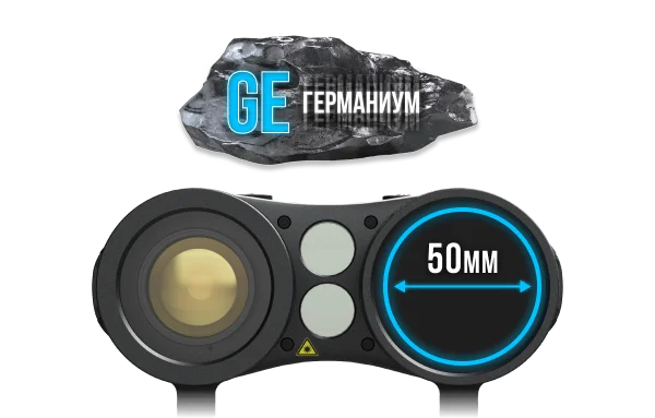 Германиевый объектив iRay Gemini GEH 50R