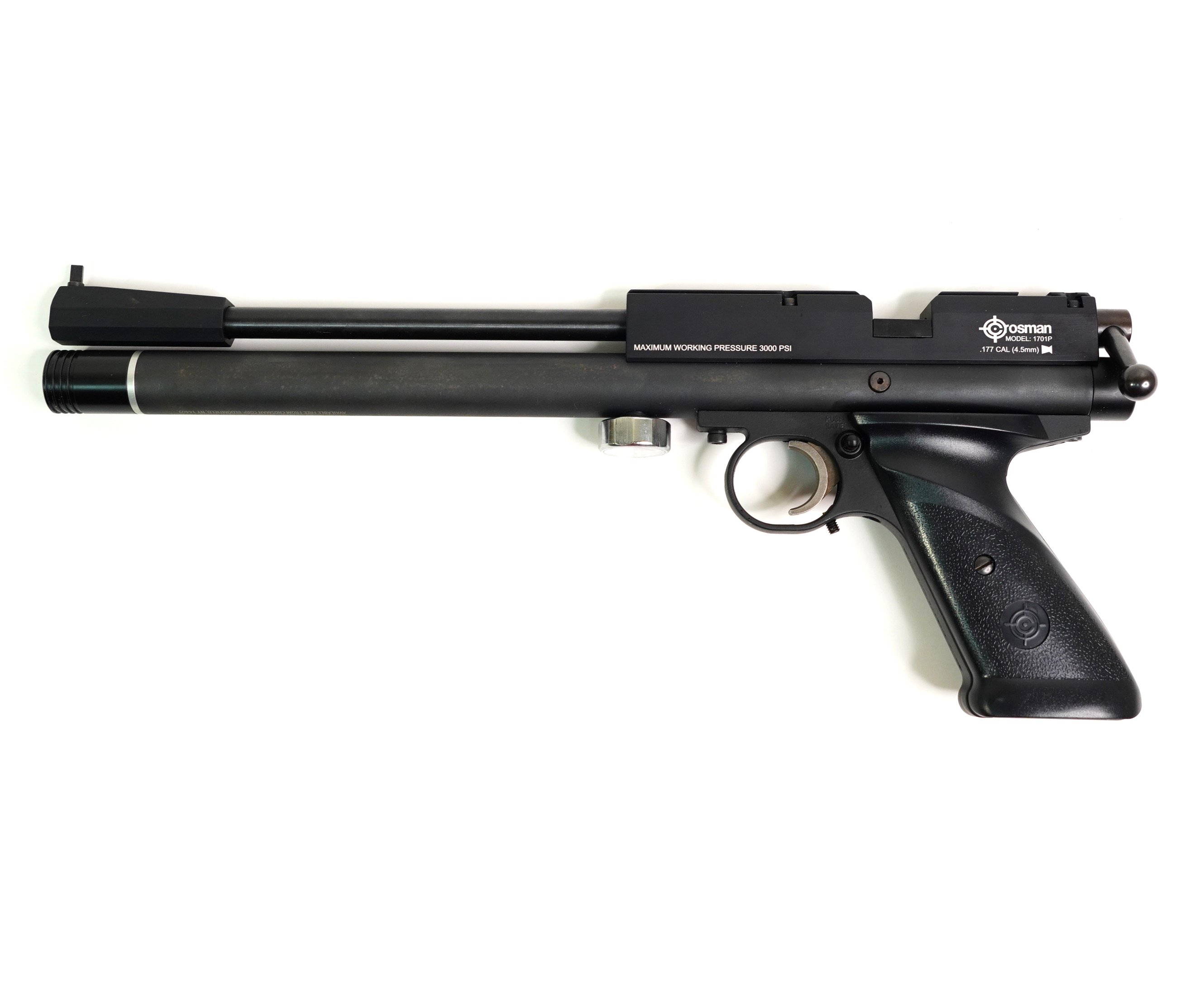 Пневмат. Пневматический пистолет Crosman 1701p. Пистолет пневм. Crosman 1701p (PCP), кал.4,5мм. Пневматический револьвер Crosman. Пневматический пистолет с накачкой Crosman.