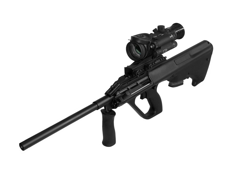 Прицел ПН 23 на австрийской винтовке Steyr AUG