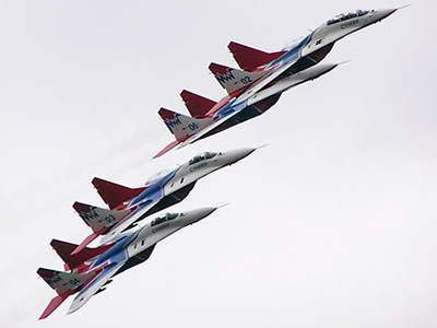 Истребители на выставке МАКС-2005