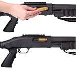 Укладывание лазерного патрона патрона в карабин